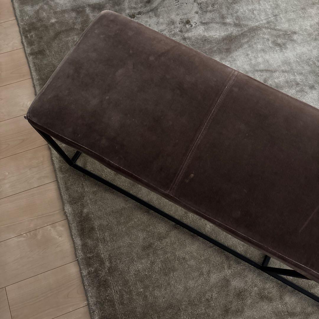 ボーコンセプトラージベンチソファダイニング椅子london Velvet茶色