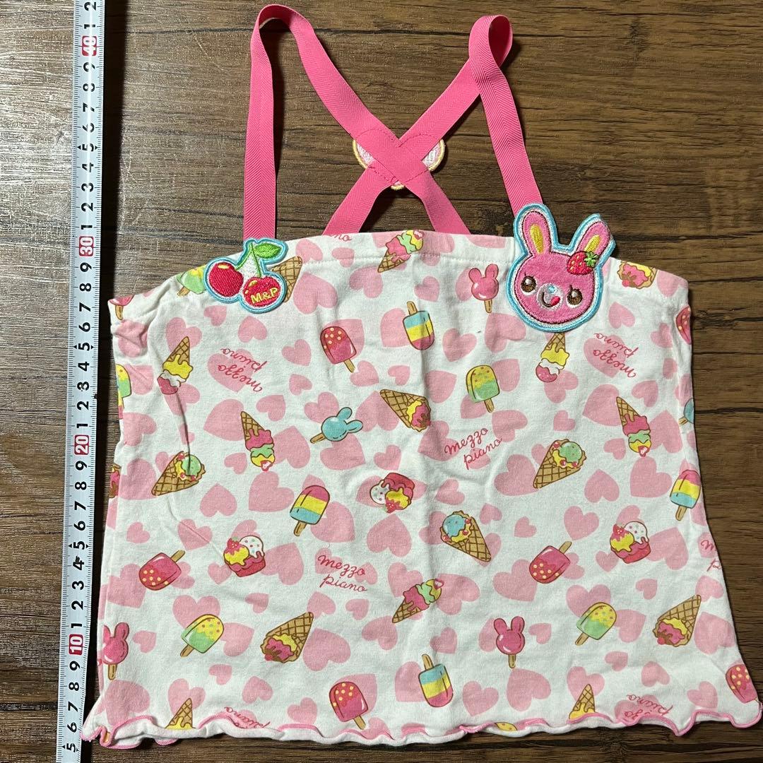 メゾピアノ　キャミ5点セット　120（110）　みっぷる、苺、みみちゃん