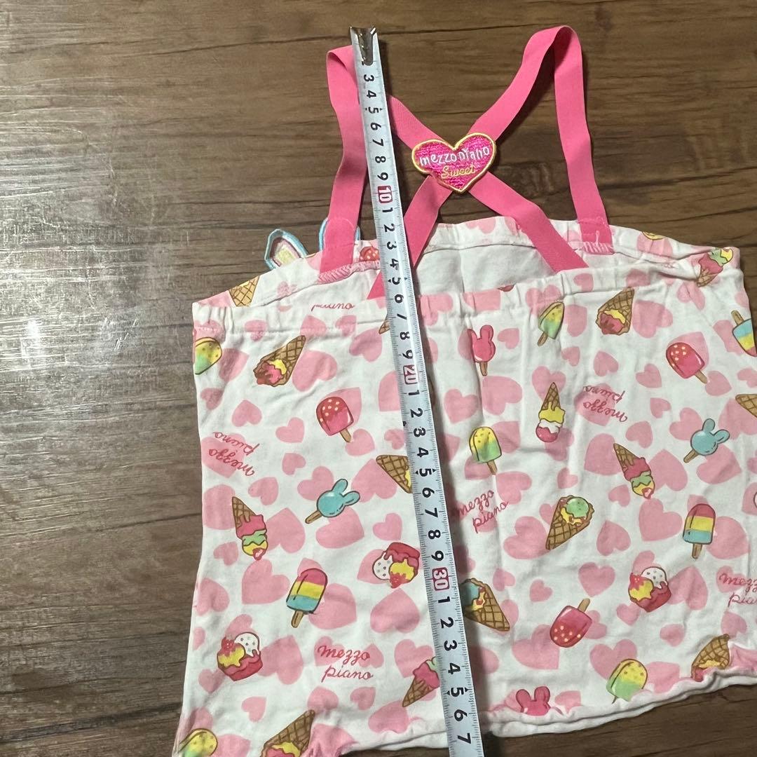 メゾピアノ　キャミ5点セット　120（110）　みっぷる、苺、みみちゃん