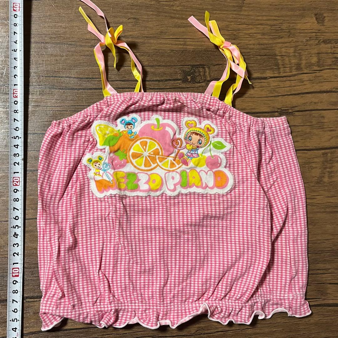 メゾピアノ　キャミ5点セット　120（110）　みっぷる、苺、みみちゃん