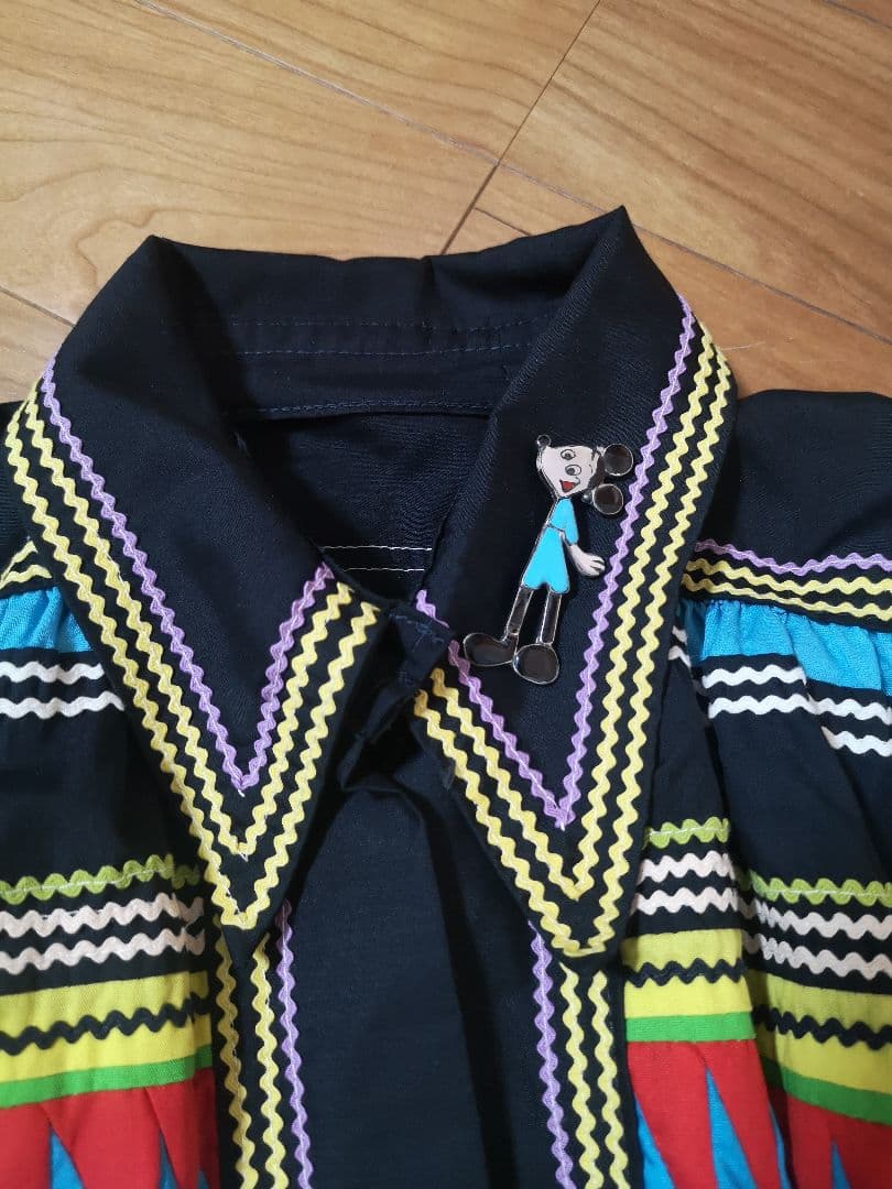 ☆*☆様 vintage ズニ族 ミッキー ペンダントトップ ブローチ