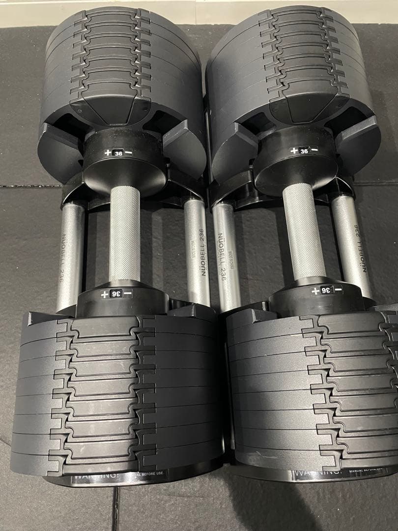 NÜOBELL 可変式ダンベル　36kg 1個　メルル