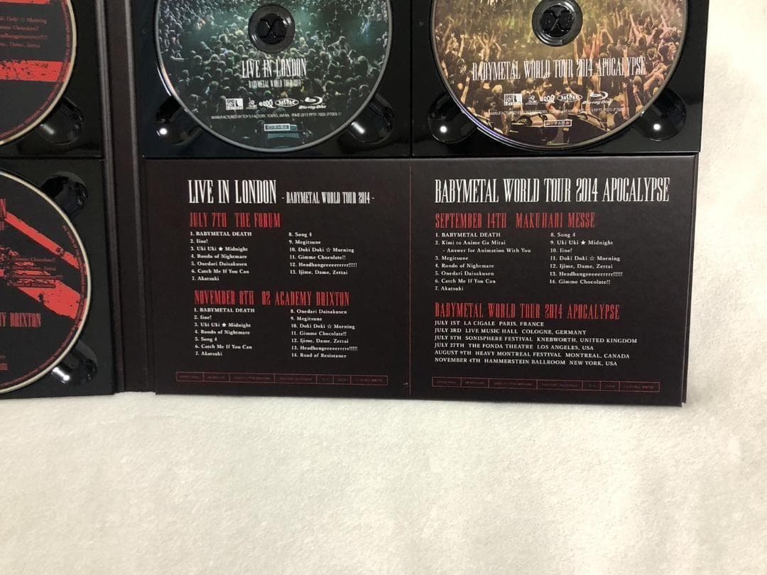 美品 完全限定 BABYL WORLD TOUR APOCALYPSE