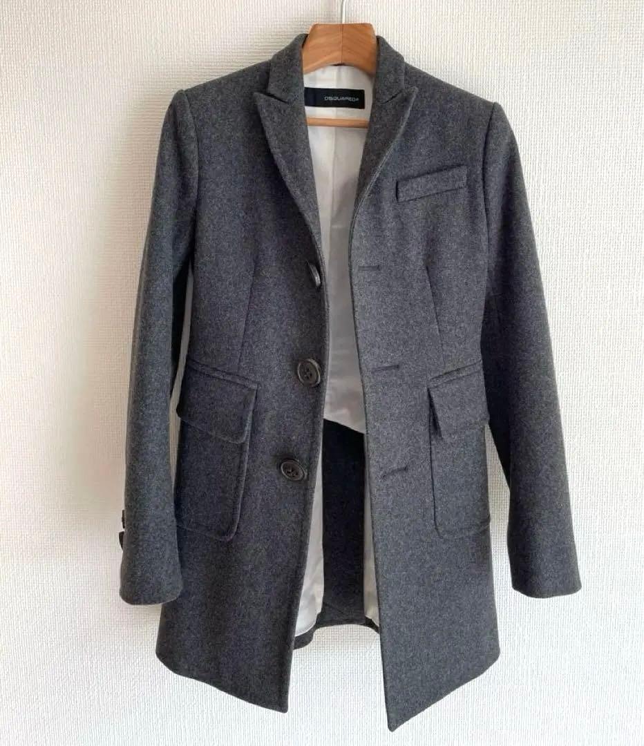 DSQUARED2 ディースクエアード　ウールコート　トップス　38（ L相当）