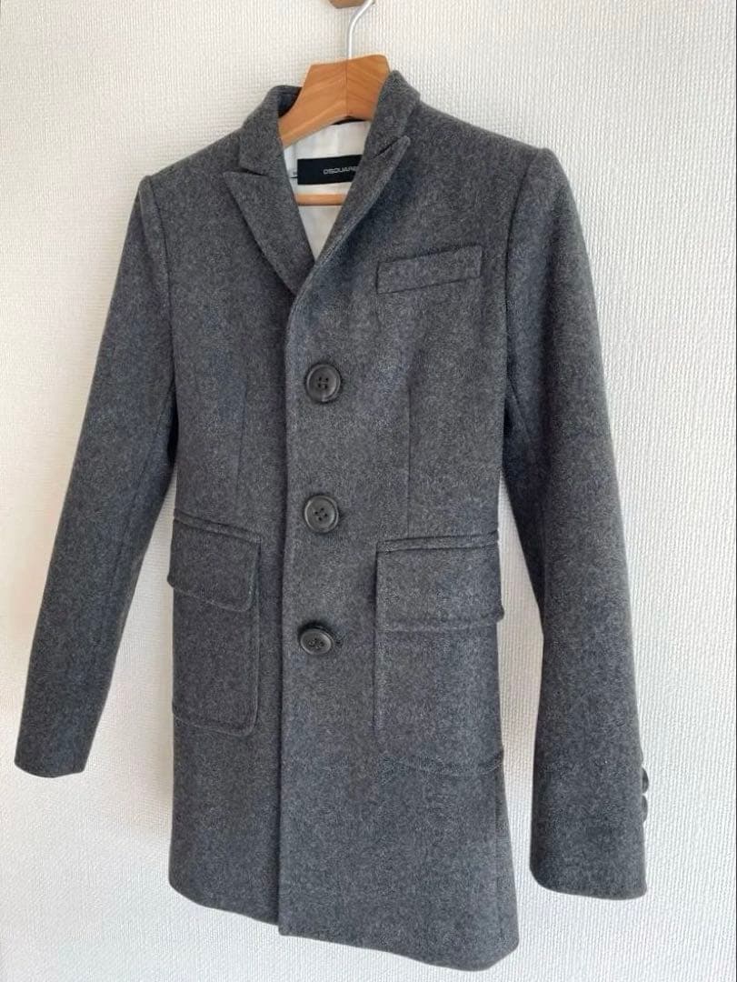 DSQUARED2 ディースクエアード　ウールコート　トップス　38（ L相当）