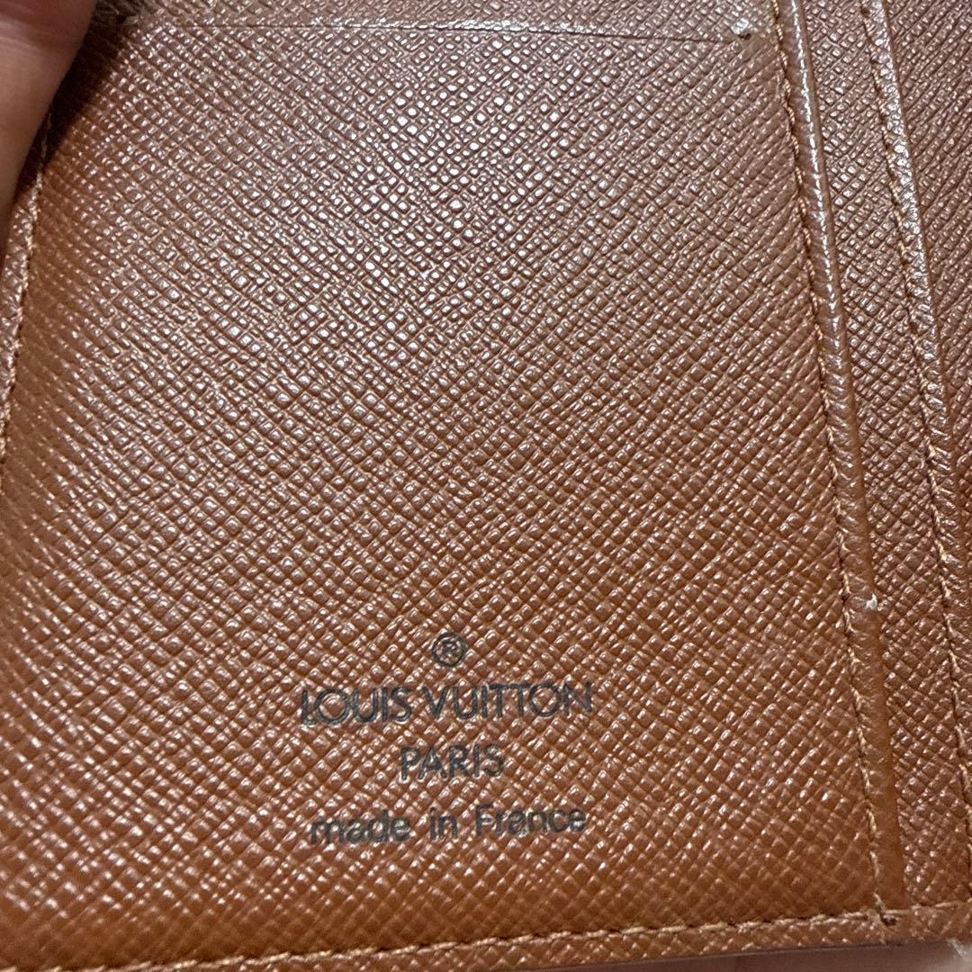 【P】Louis Vuitton 二つ折り財布 ブラウン