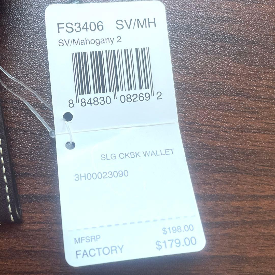 COACH 長財布2007アメリカ旅行179.00ドル　アウトレット　新品未使用