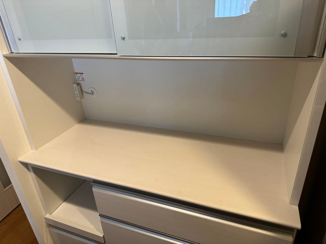 使用2年 15万 コンパス1200 松田家具 キッチン レンジボード 食器棚