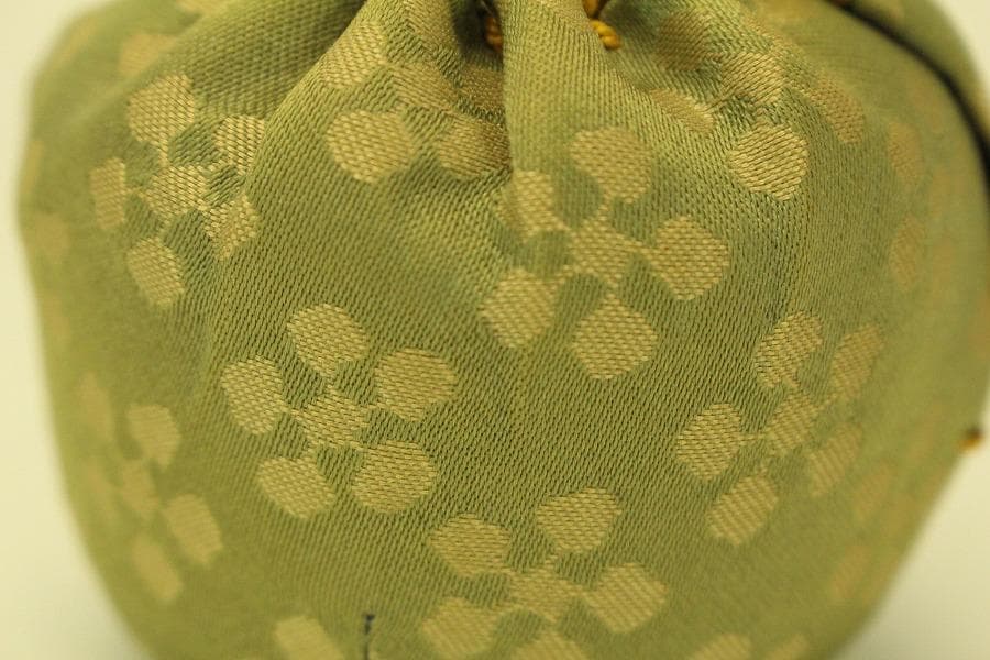 茶道具 黒楽茶碗 小服 真塗棗 茶箱用 二件 美品(A783)