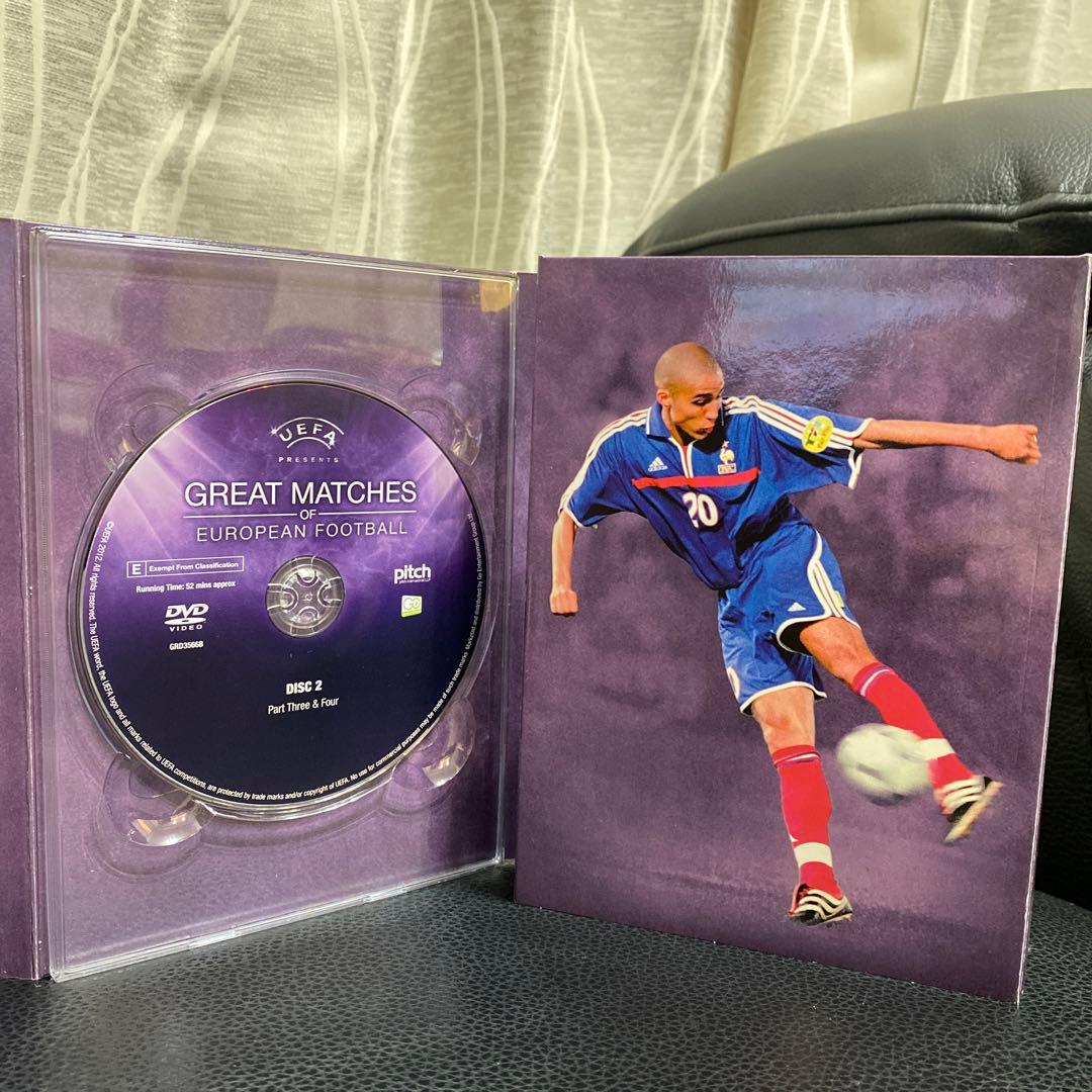 中古品DVD GREAT MATCHES OF EURO サッカー5枚入りセット