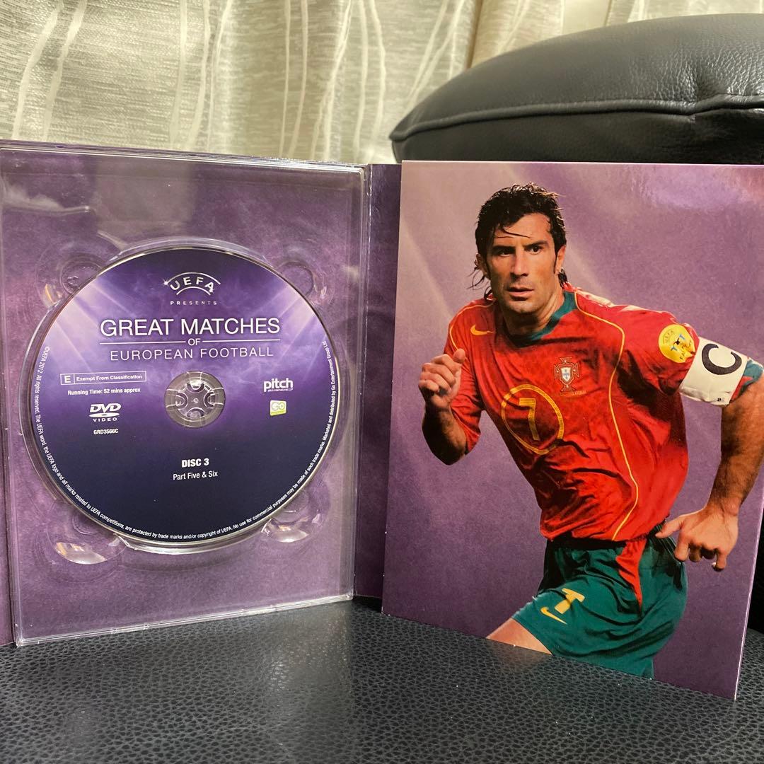 中古品DVD GREAT MATCHES OF EURO サッカー5枚入りセット