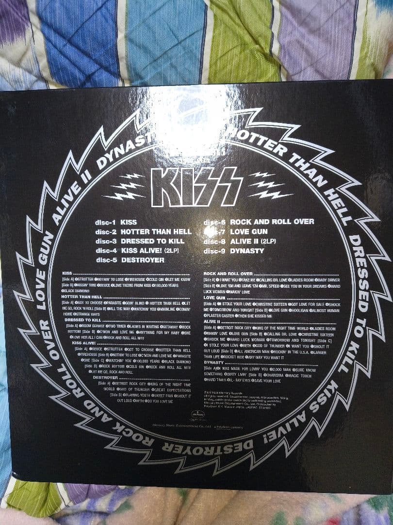 kiss 地獄の全貌 1974-1979カラーレコードBOX