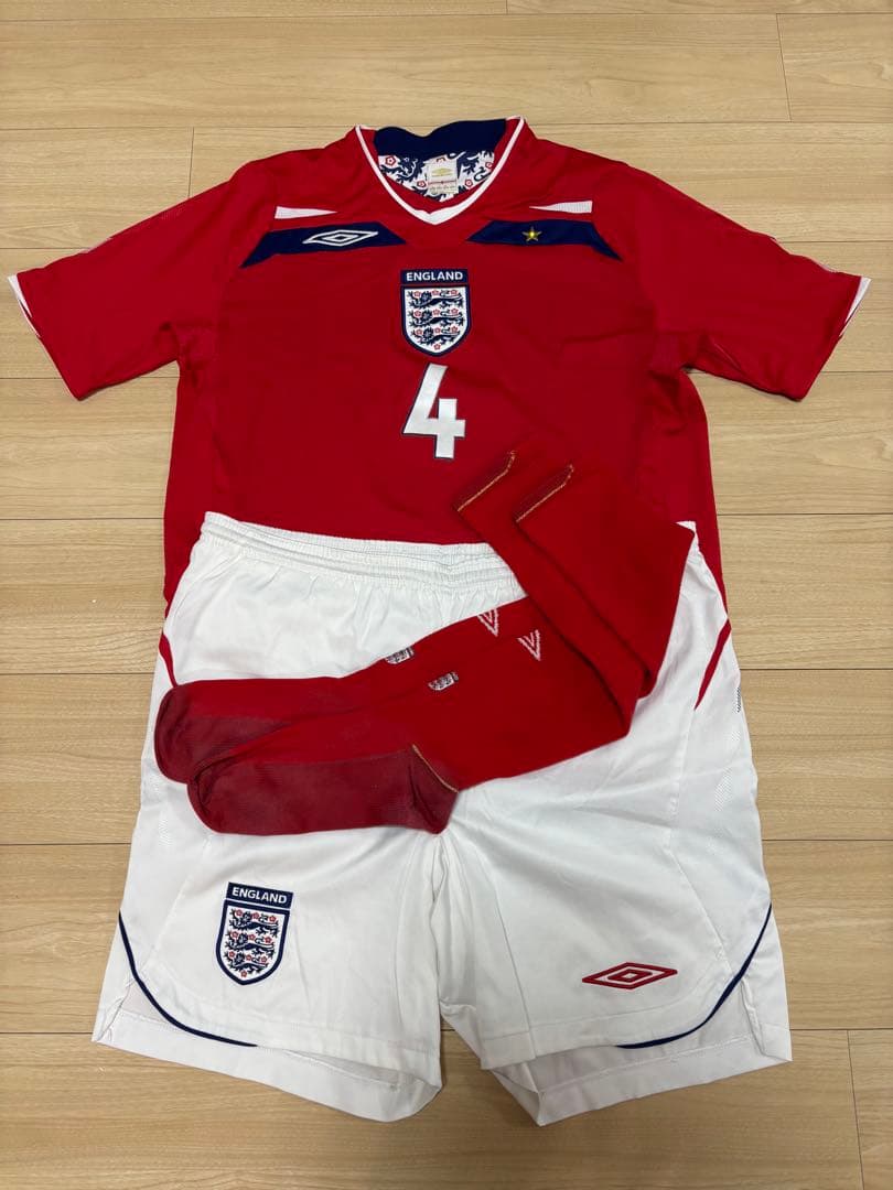UMBRO　イングランド代表　08/10年　アウェイユニキット　#４ジェラード