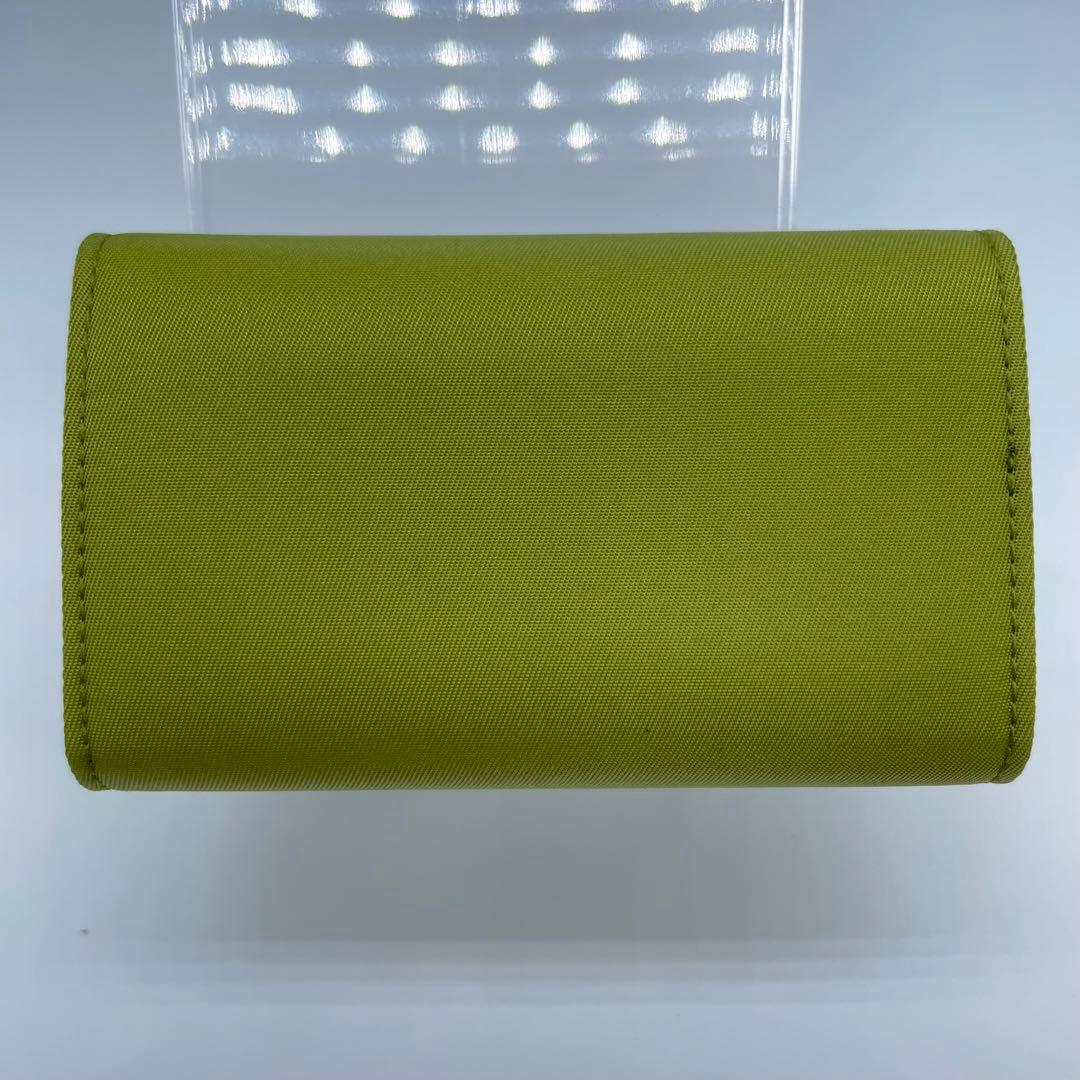 PRADA プラダ　６連　キーケース　グリーン　ナイロン×レザー　男女兼用