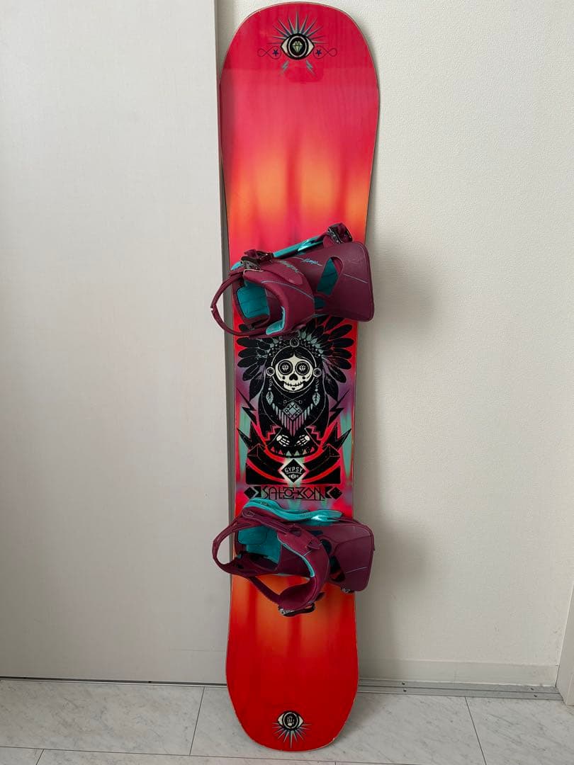 SALOMON GYPSY 143cm ビンディング、カバーセット