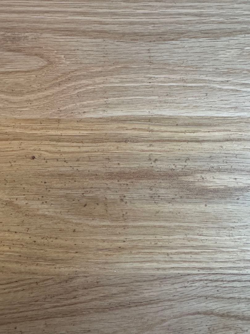 無印 木製デスク オーク材 幅110×奥行55×高さ70cm