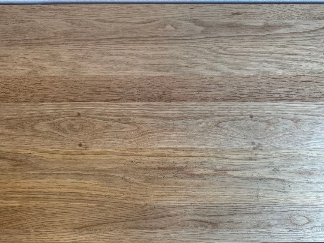 無印 木製デスク オーク材 幅110×奥行55×高さ70cm