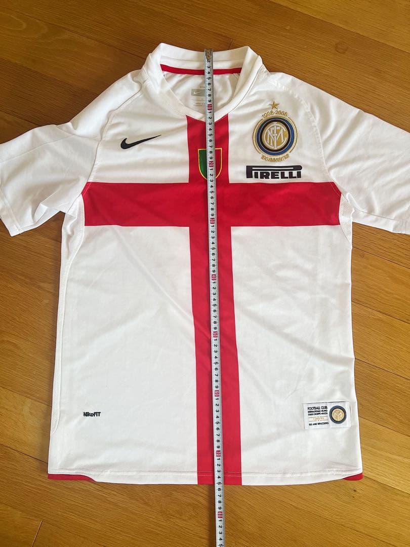インテルミラノ　ユニフォーム　100周年　アウェー　イブラヒモビッチ　白 L