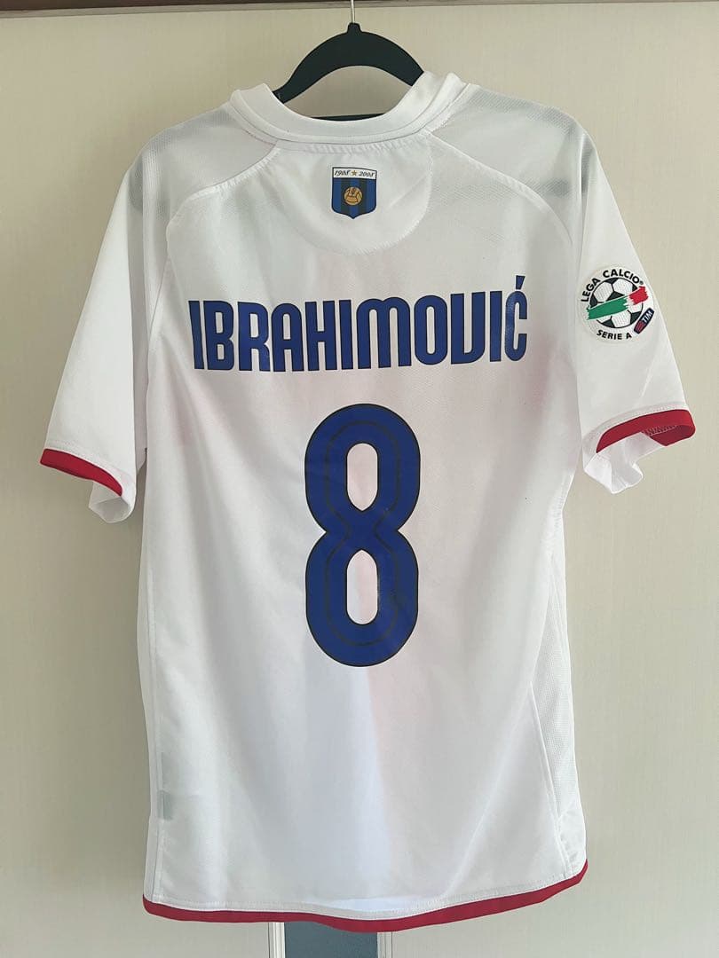 インテルミラノ　ユニフォーム　100周年　アウェー　イブラヒモビッチ　白 L