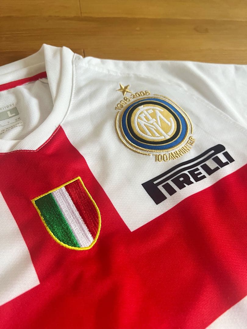 インテルミラノ　ユニフォーム　100周年　アウェー　イブラヒモビッチ　白 L