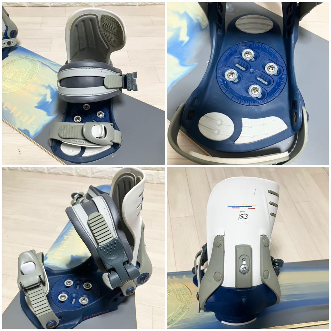 ケース付/ROSIGNOLロシニョールスノーボード140/サロモン バインS