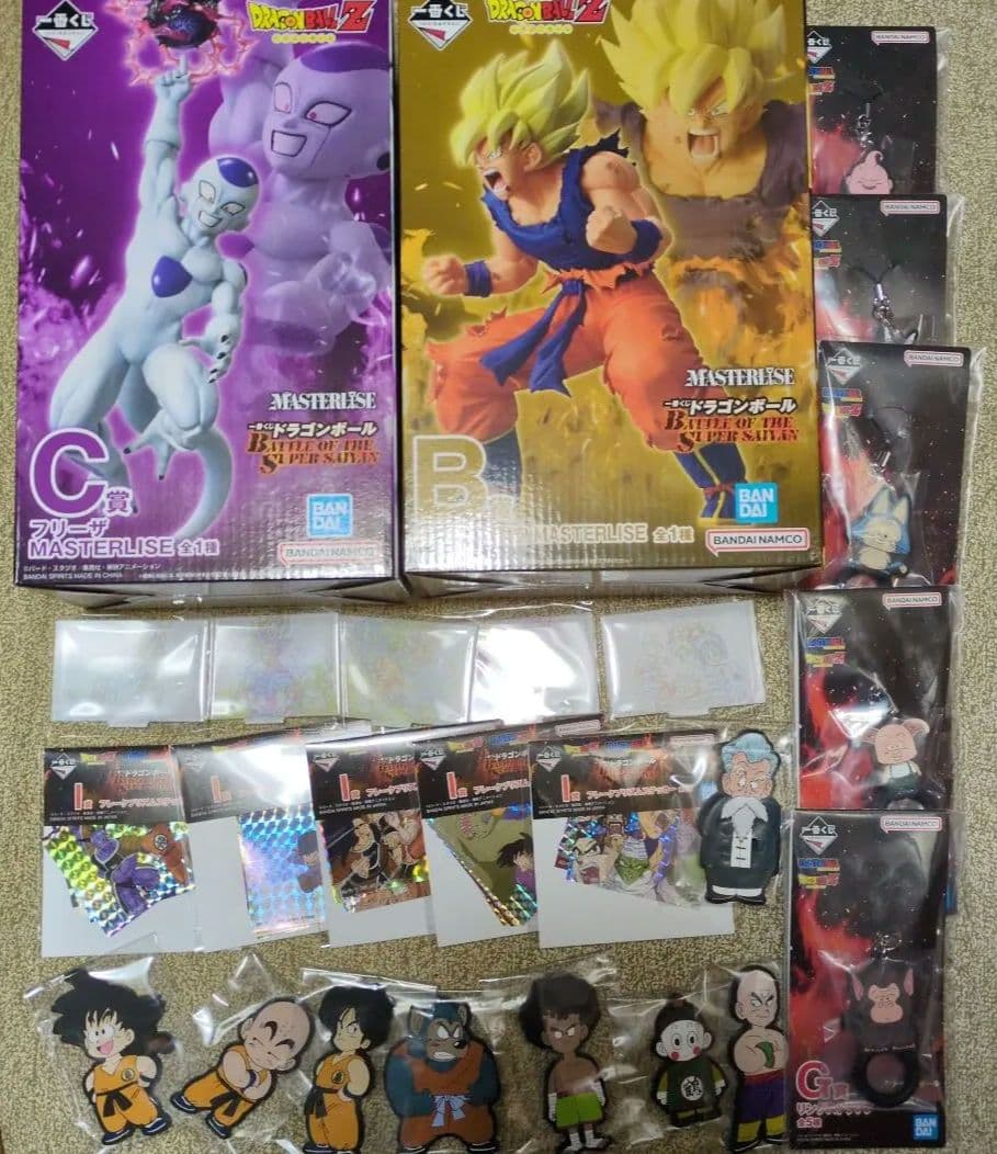 一番くじドラゴンボールZ　B賞超サイヤ人孫悟空C賞フリーザフィギュアセット