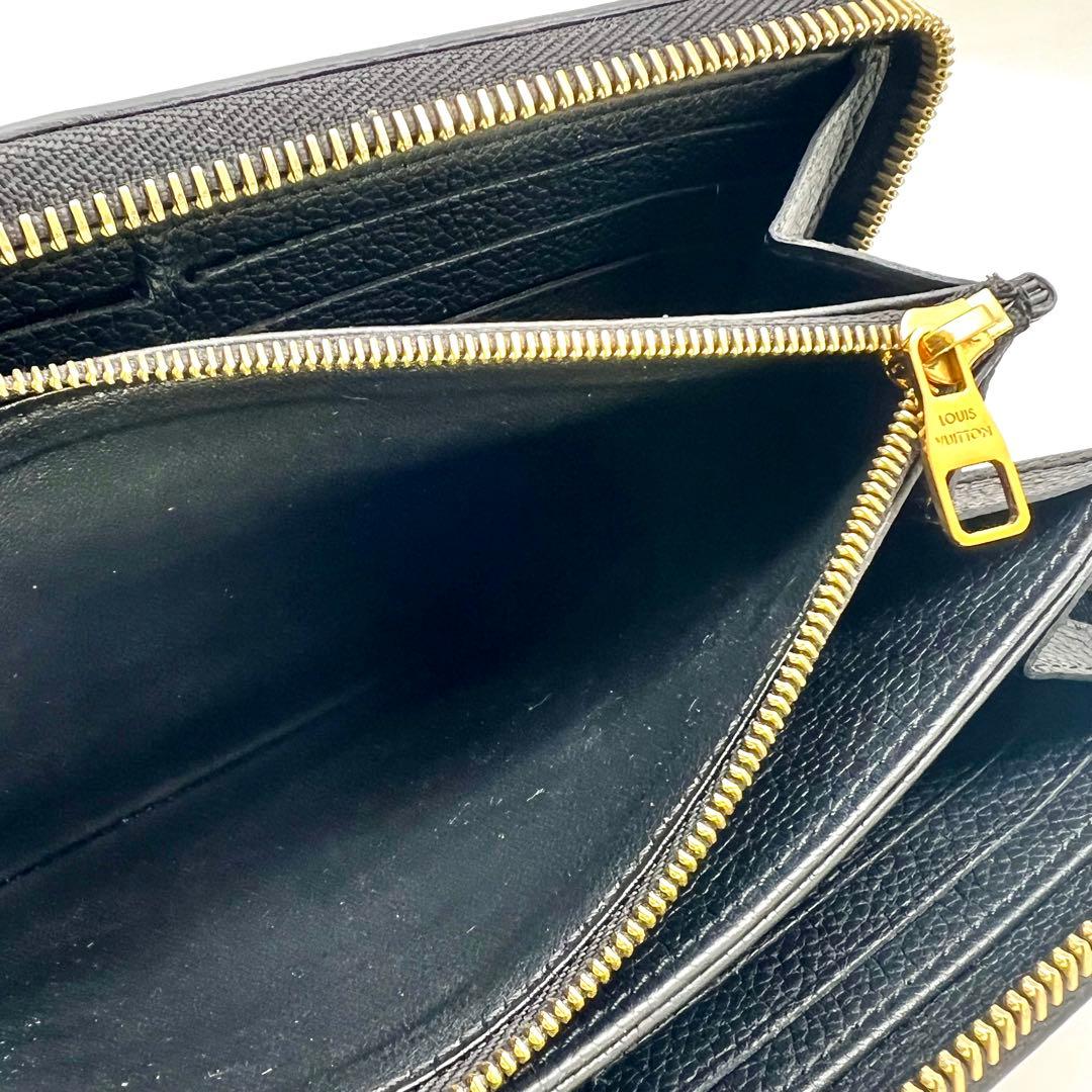 aya-s アンプラント バイカラー モノグラム ジッピーウォレット