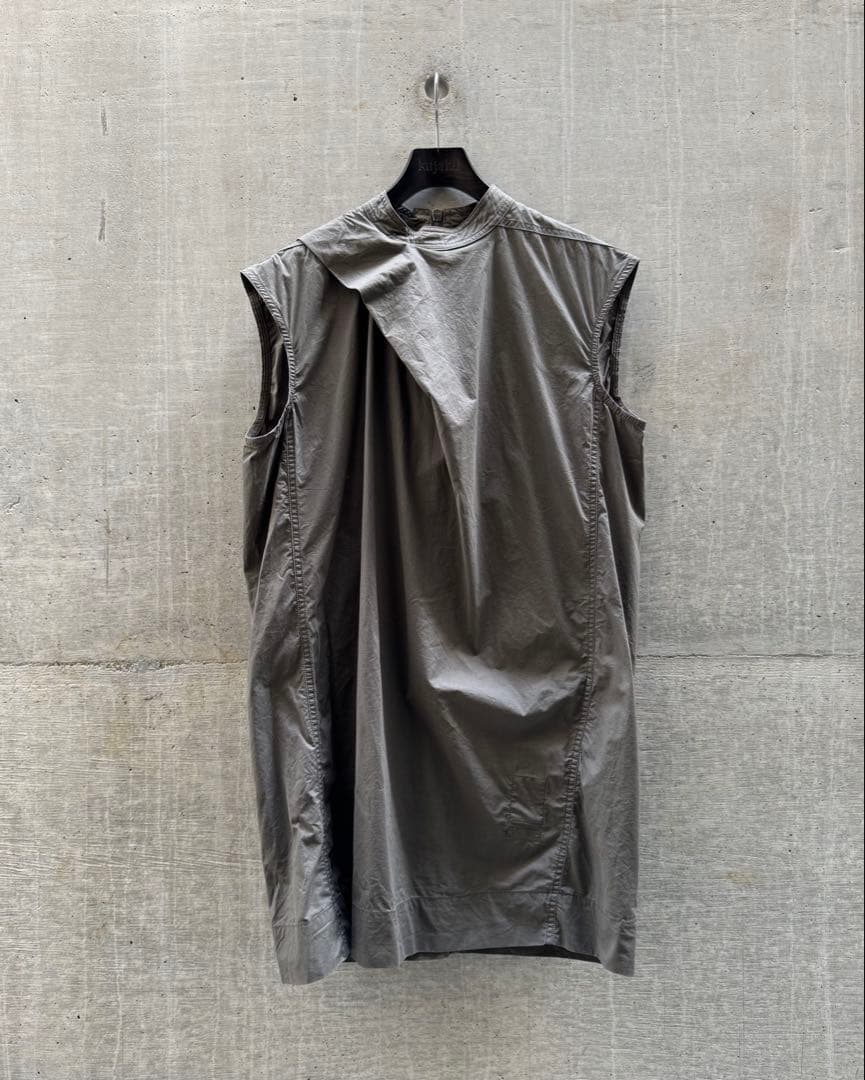 【Rick Owens DRKSHDW】ノースリーブ シャツ カットソー