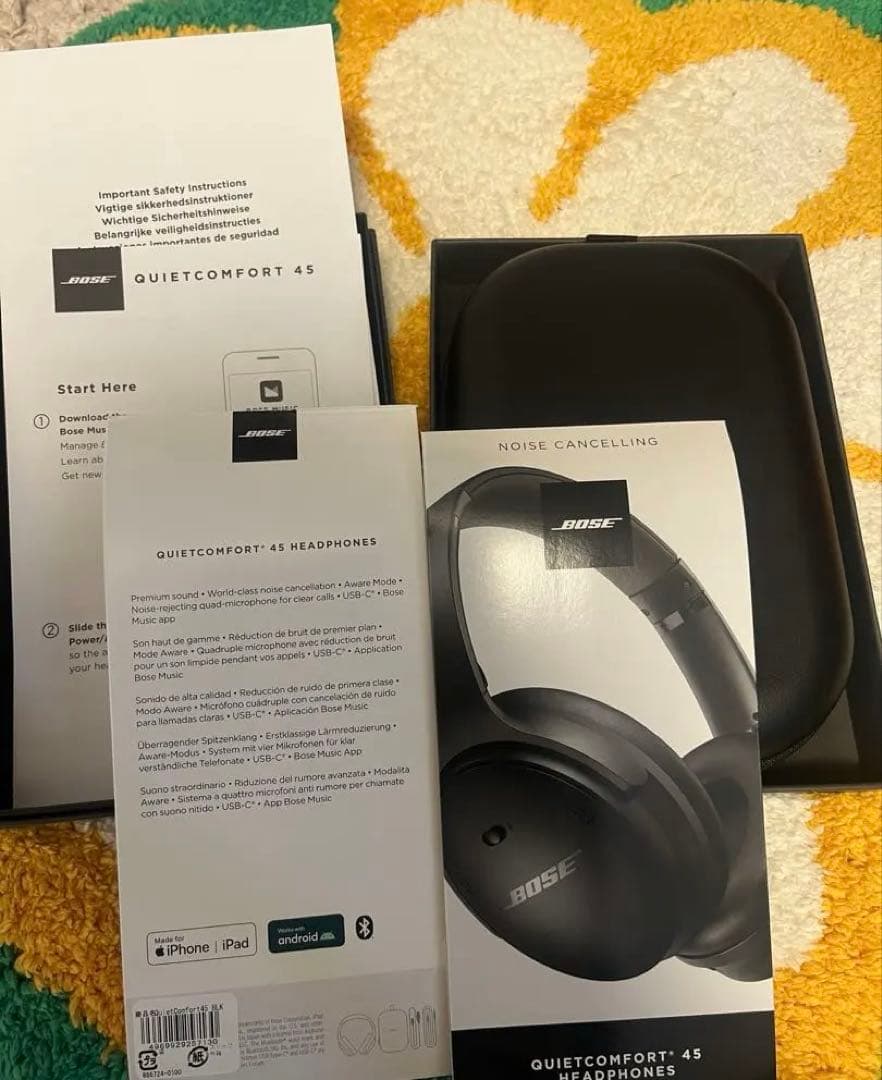 Bose QUIETCOMFORT 45 ワイヤレスヘッドホン【動作問題なし】