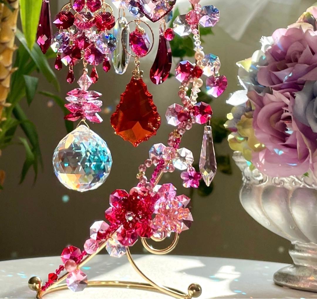 サンキャッチャー スワロフスキー 8558 40mmブルーAB