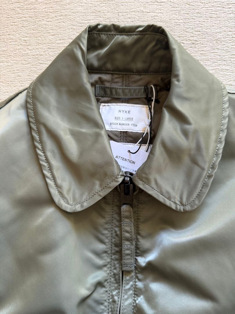HYKE MA-1 2025FW サイズ3