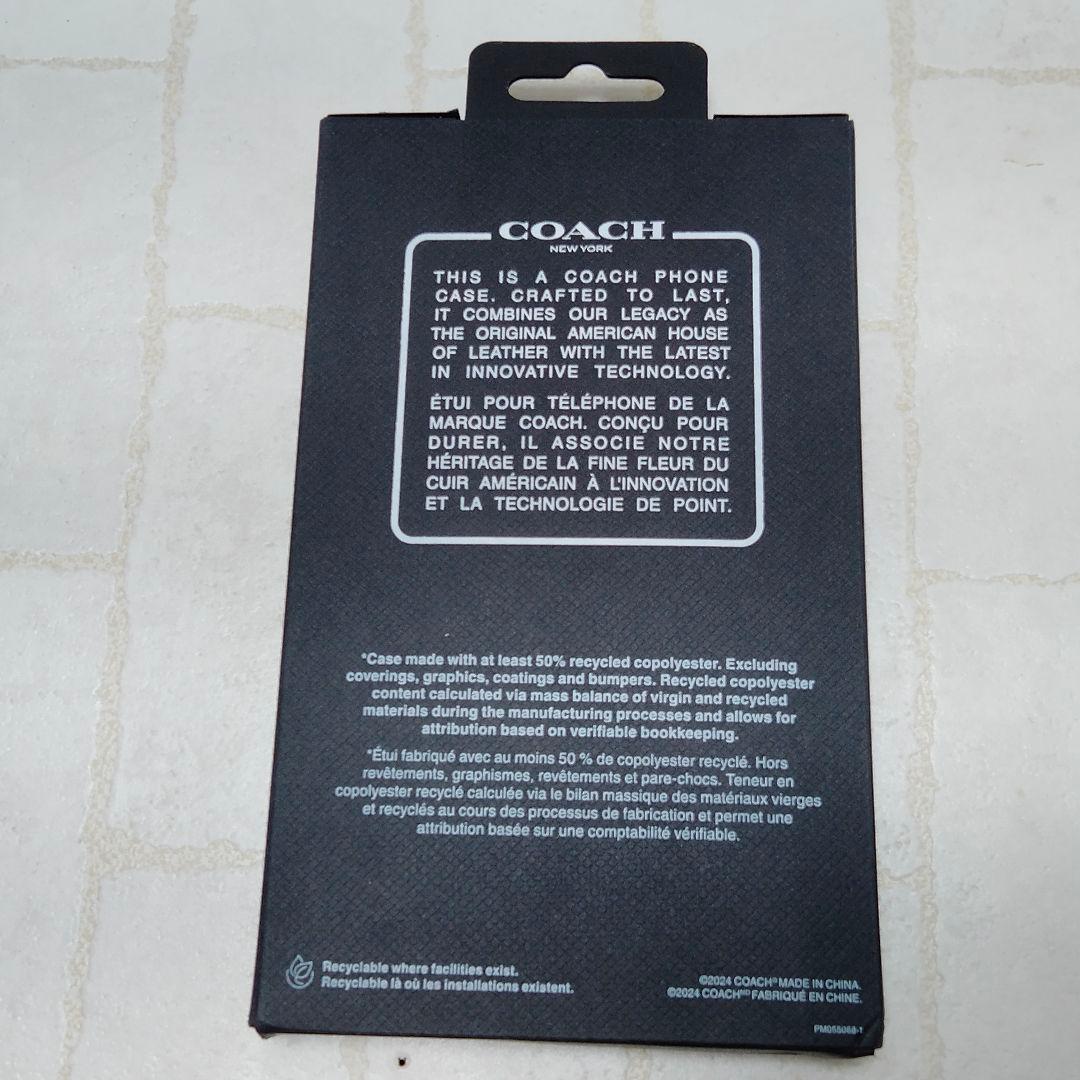 COACH コーチ シグネチャー レザー ウォレット iPhone 16 Pro