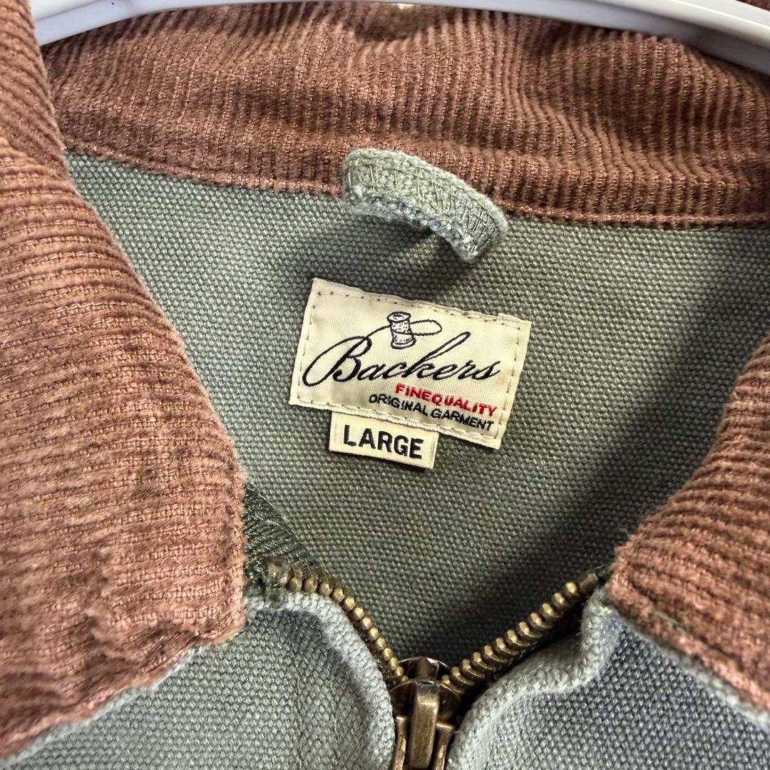 美品 希少 Backers ヘビーコットン ワークジャケット バッカーズ