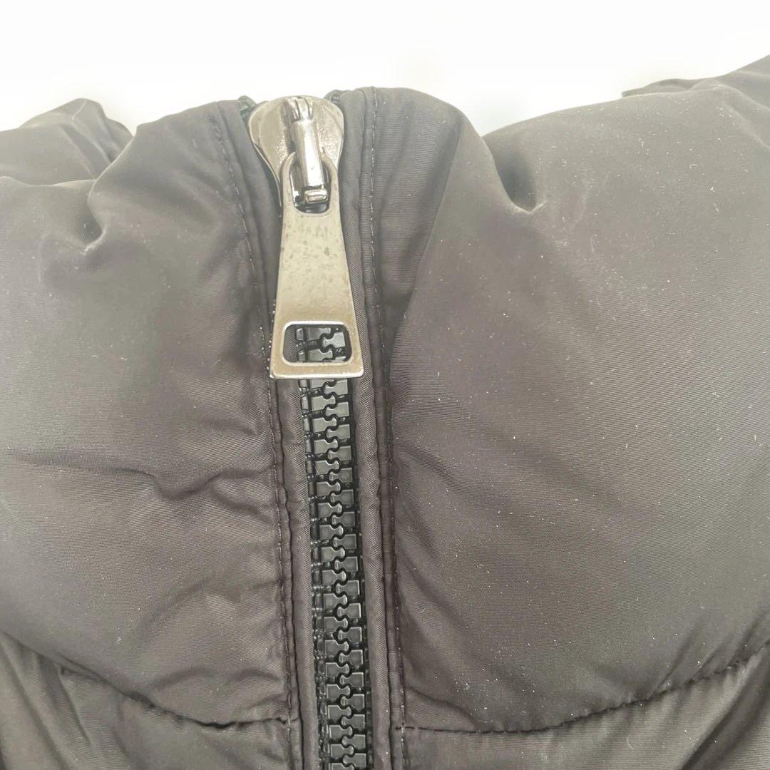 ＊モンクレール ベスト ダウン size0 黒ロゴワッペン 定価12.7万円＊