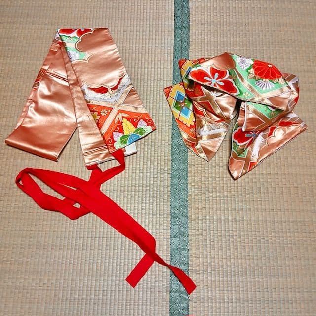 竜宮舞をんな 2Way 花魁俎板帯『幻楽菊華菱帯』