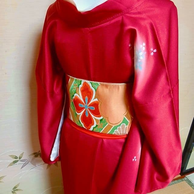 竜宮舞をんな 2Way 花魁俎板帯『幻楽菊華菱帯』