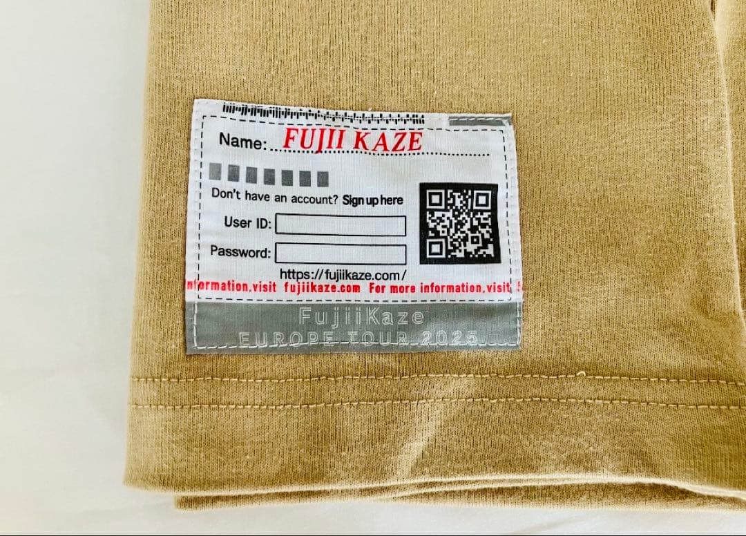 FUJII KAZE EUROPE TOUR 2025 【ポテチTシャツ】