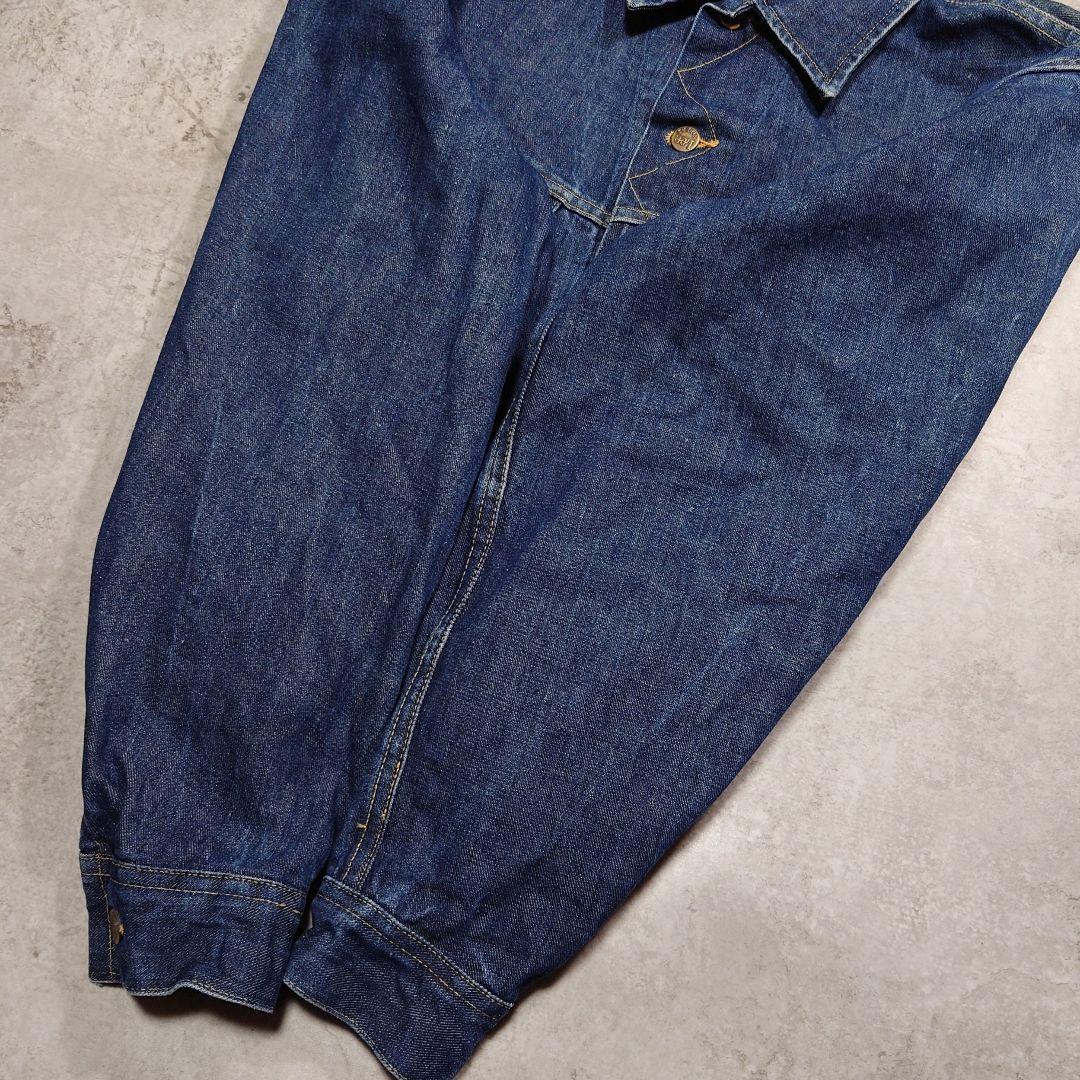 70s Lee 101-J デニムジャケット 濃紺 USA製 44 ヴィンテージ