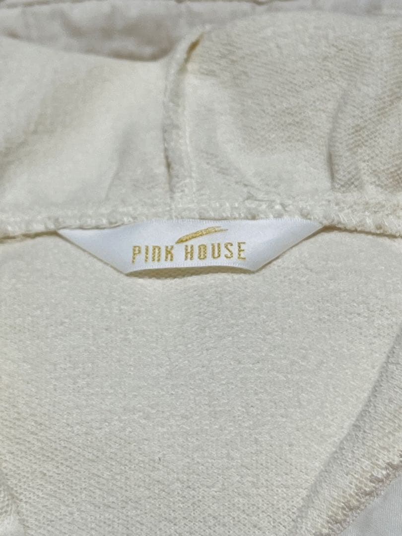 PINK HOUSE 花刺繍フリルパーカー 4 キナリ
