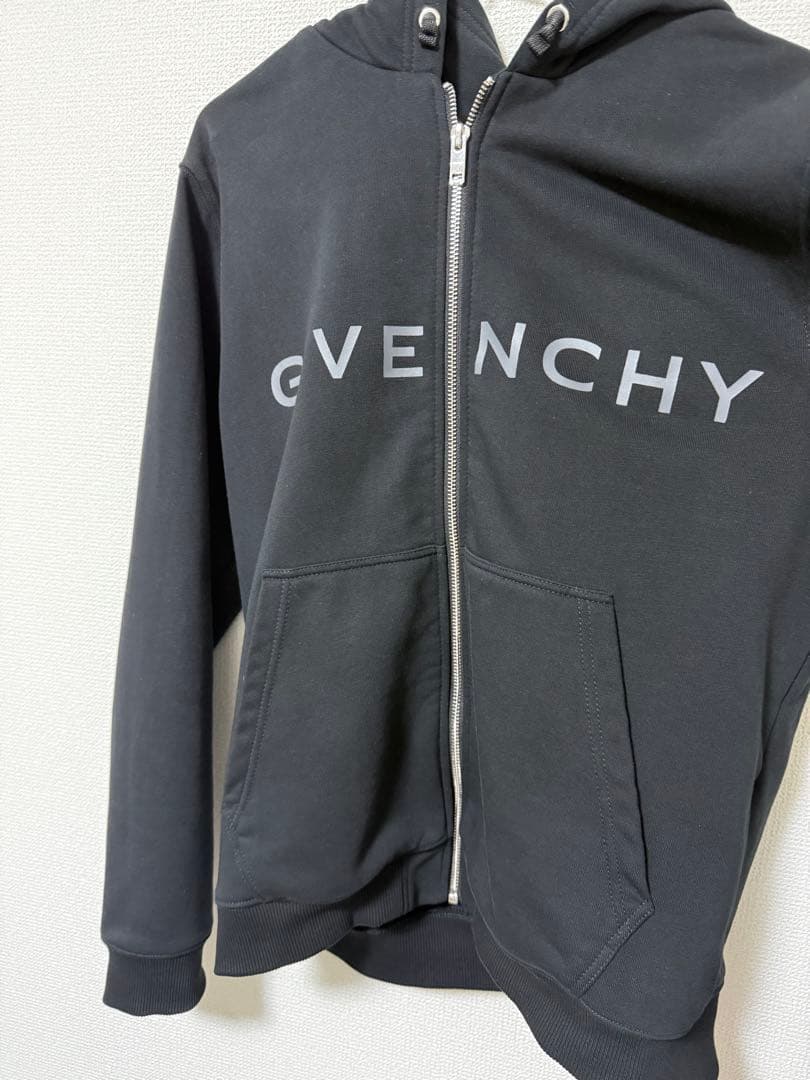 限定特価GIVENCHY KIDS パーカー H30939ロゴ ジップアップ