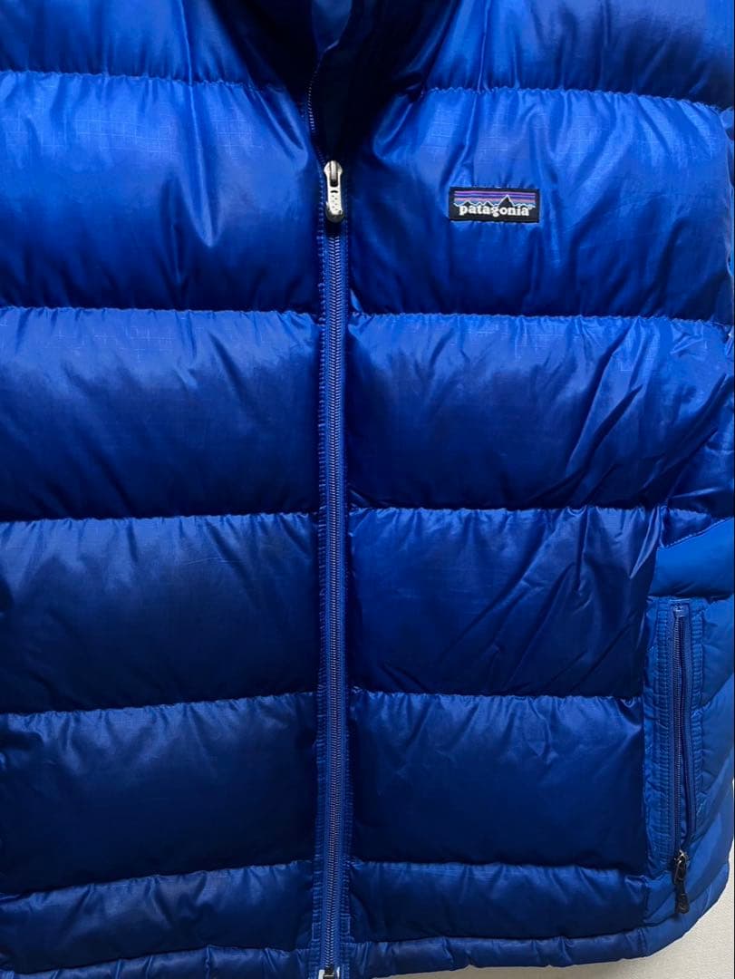 Patagonia ダウンベスト 青