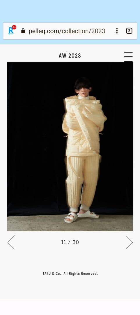 pelleqラップスカート