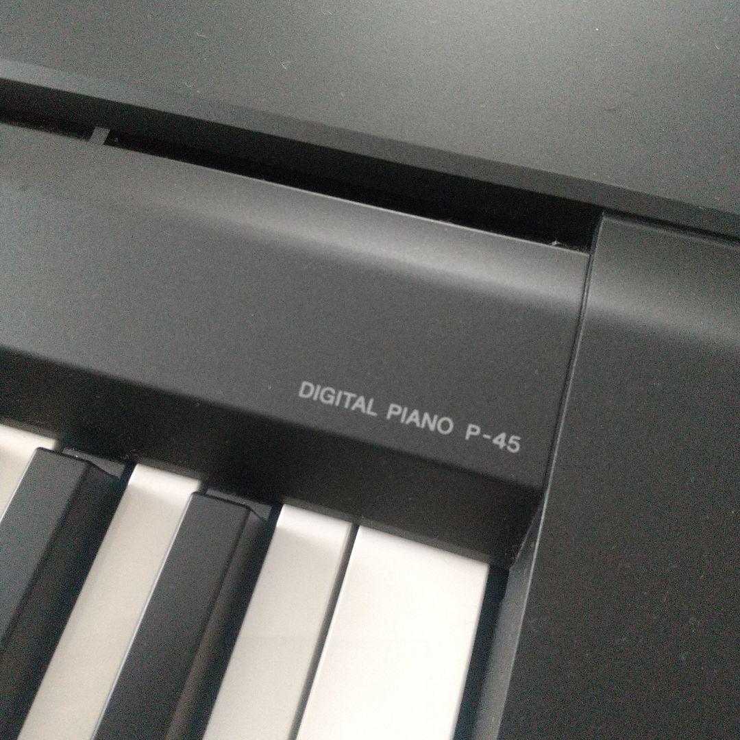 (札幌 引き取り限定、発送不可)YAMAHA デジタルピアノ P-45 ブラック