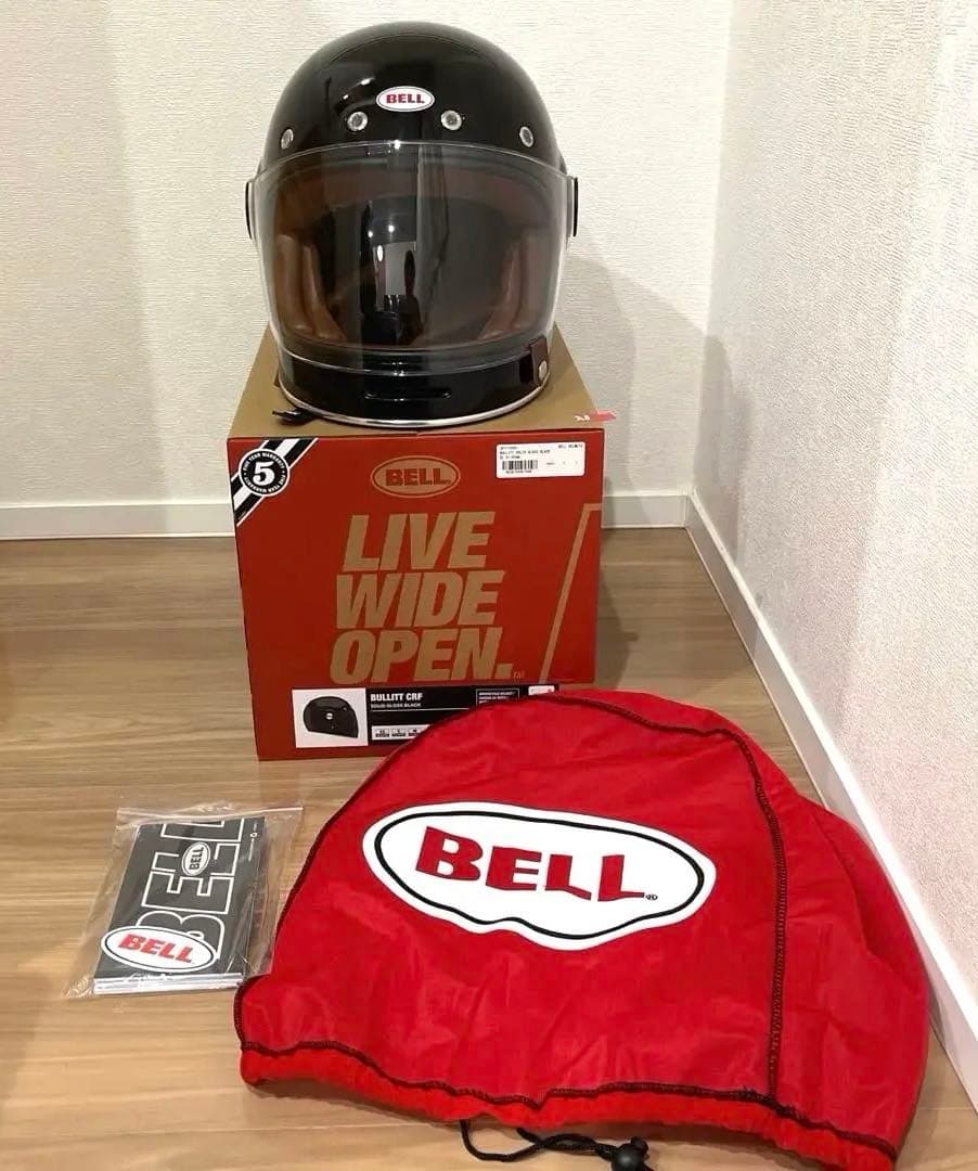 【美品】BELL BULLITT CRF グロスブラック XL SG公道走行可能