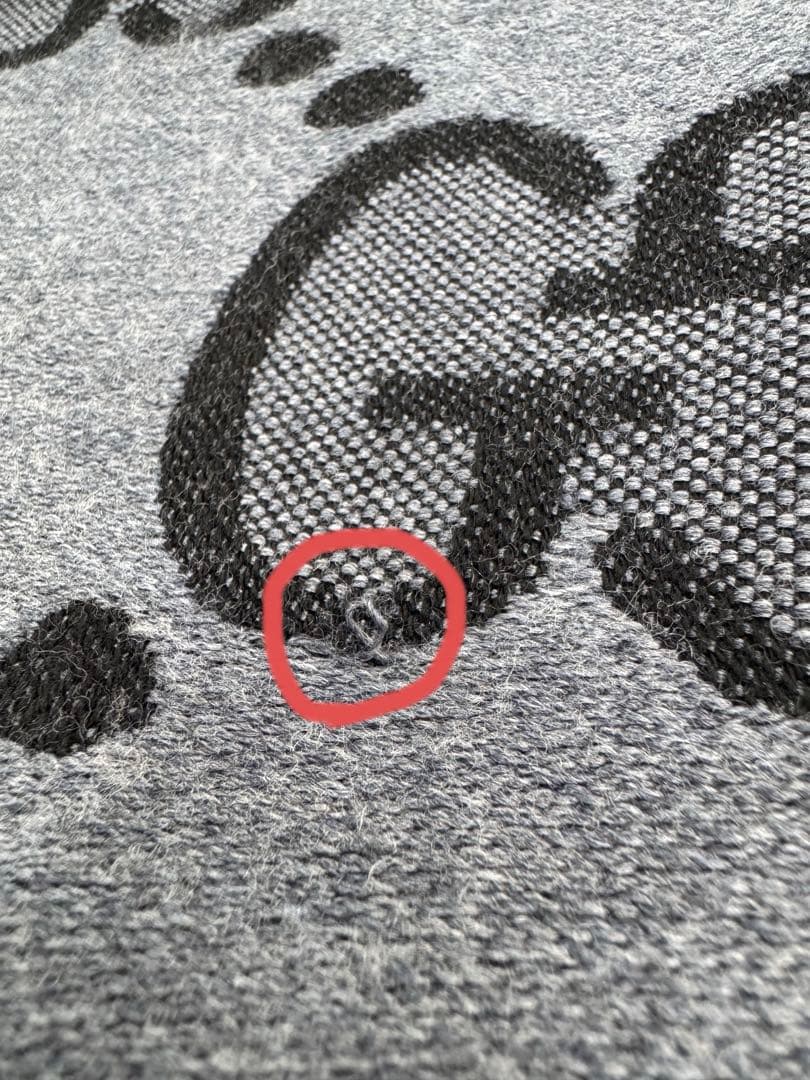 ❗️本日限定特価❗️GUCCI マフラー　GGウール　ジャガード　スカーフ