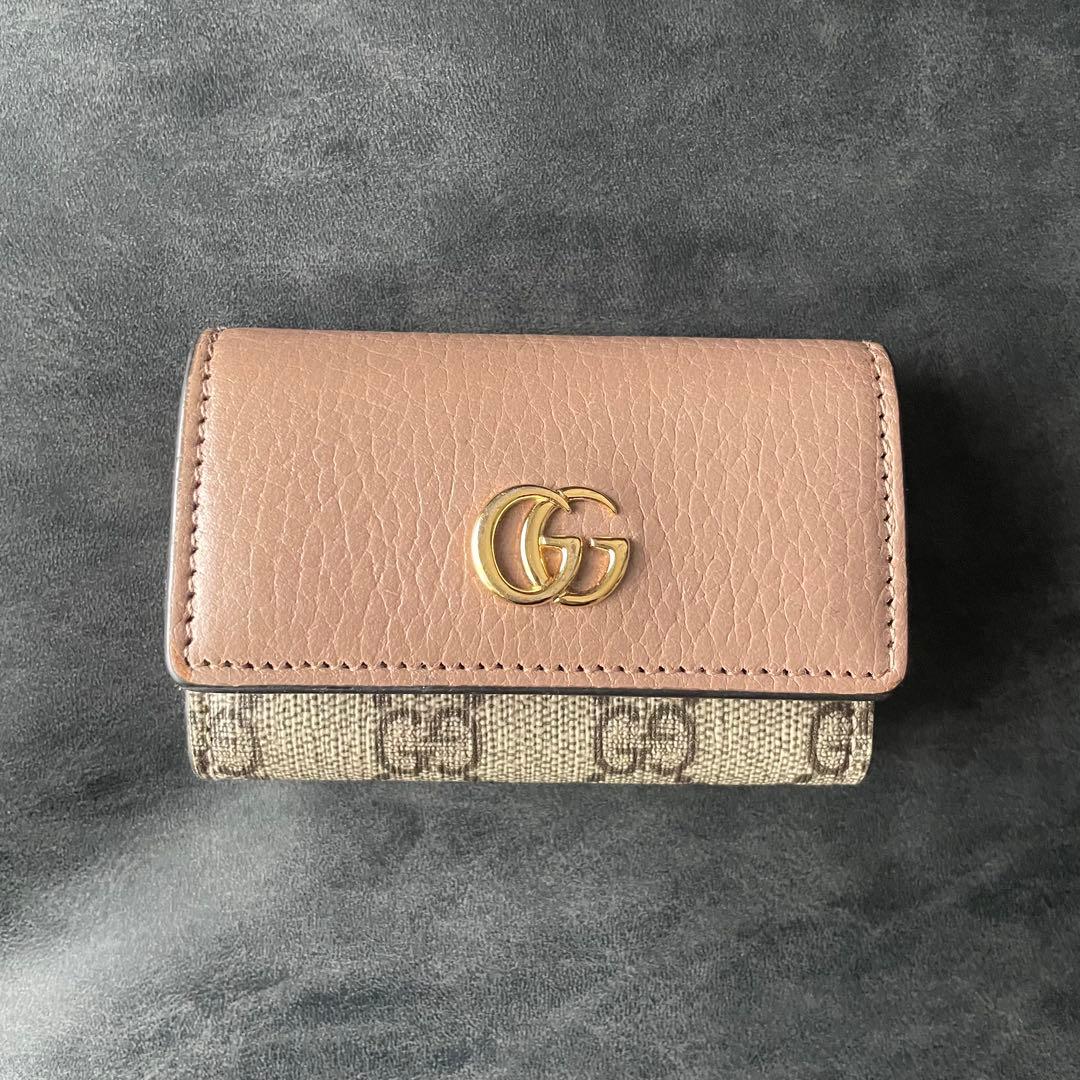 【最終値下げ】 GUCCI キーケース　GGマーモント