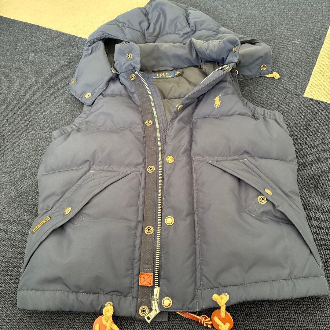 POLO RALPH LAUREN ネイビーダウンベスト