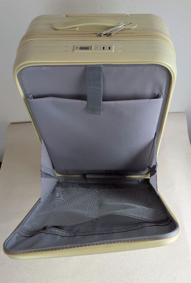 フロントオープン キャリーケース ストッパー付きMサイズ