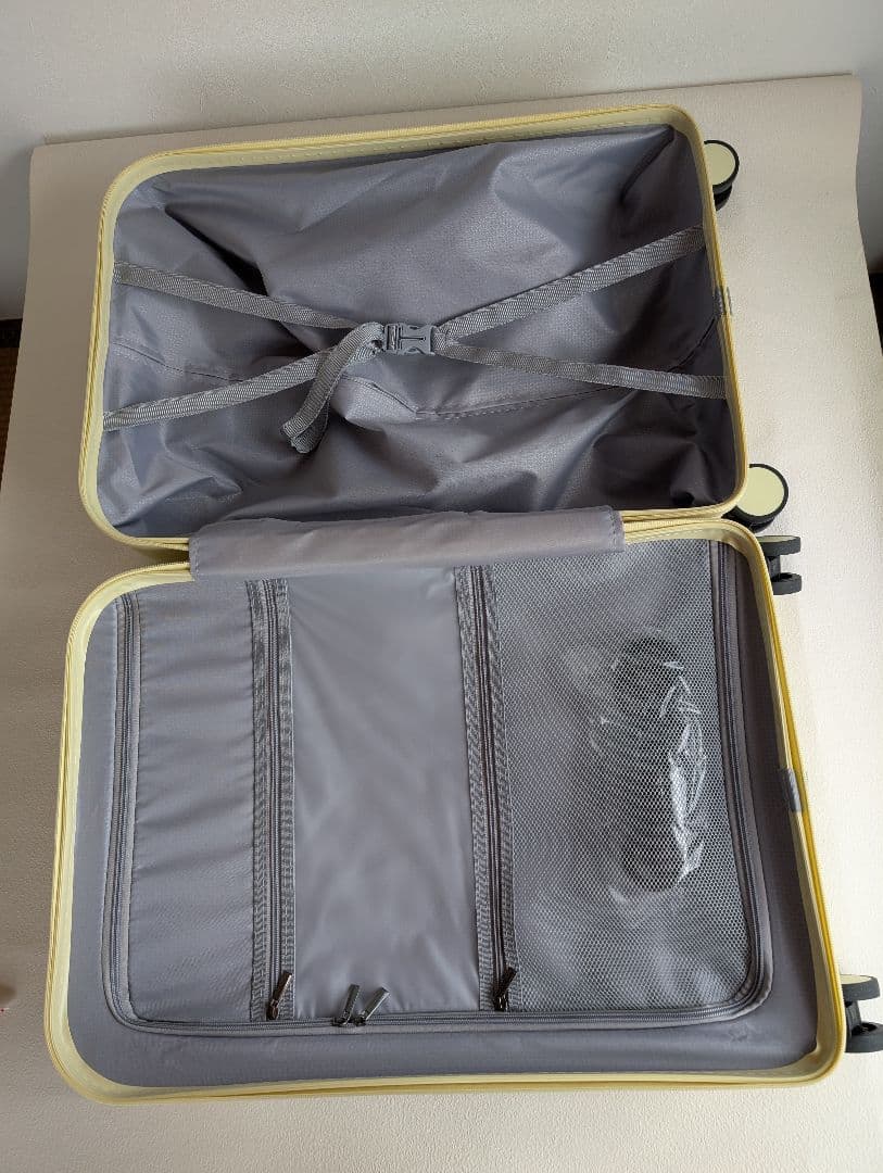 フロントオープン キャリーケース ストッパー付きMサイズ