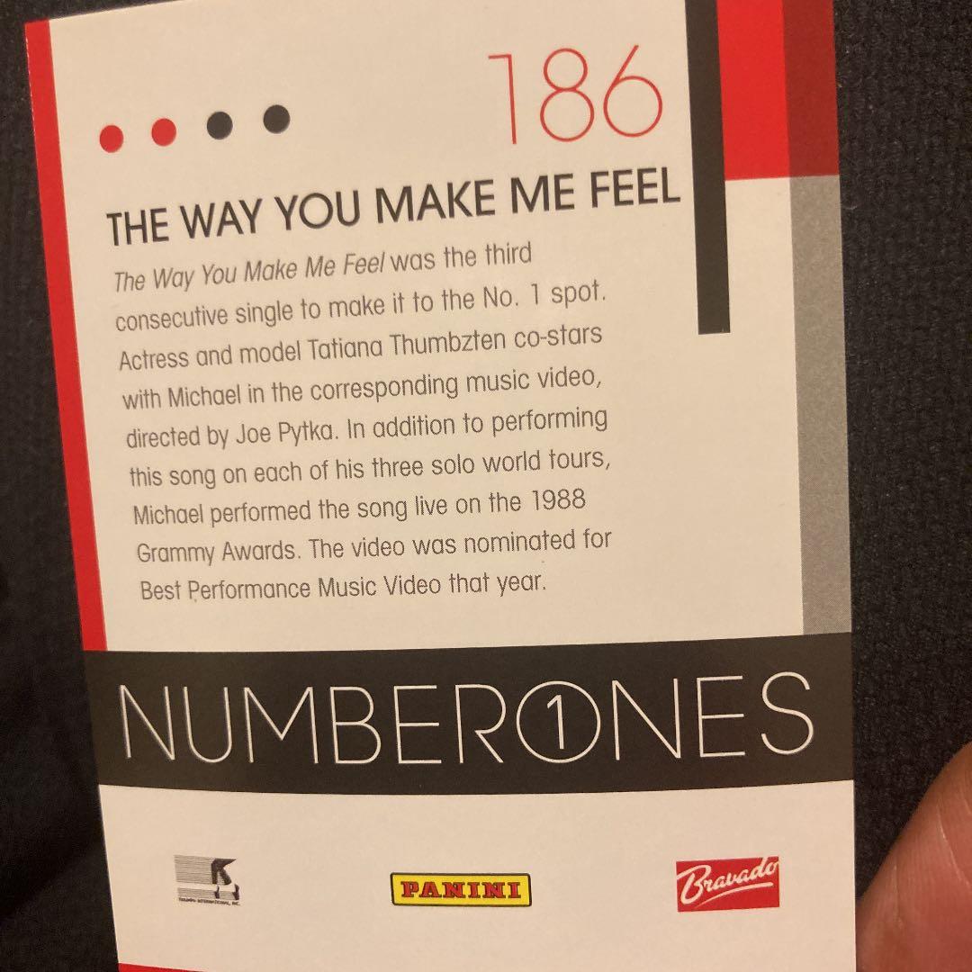 マイケルジャクソン　プラチナ　186 パニーニトレカ